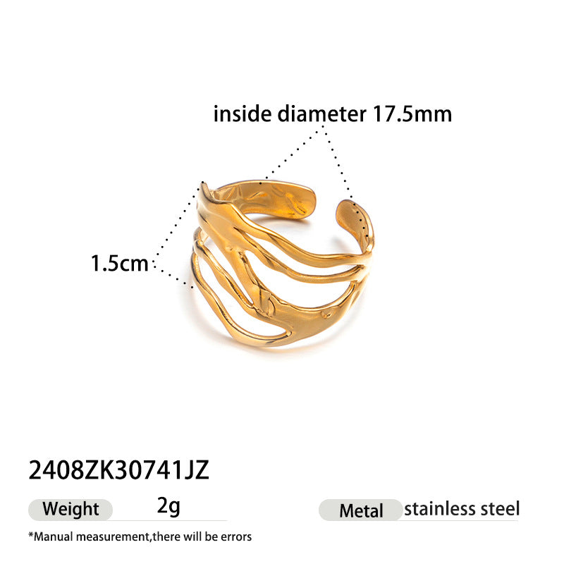 Retro Titanium Steel Fashion Ring