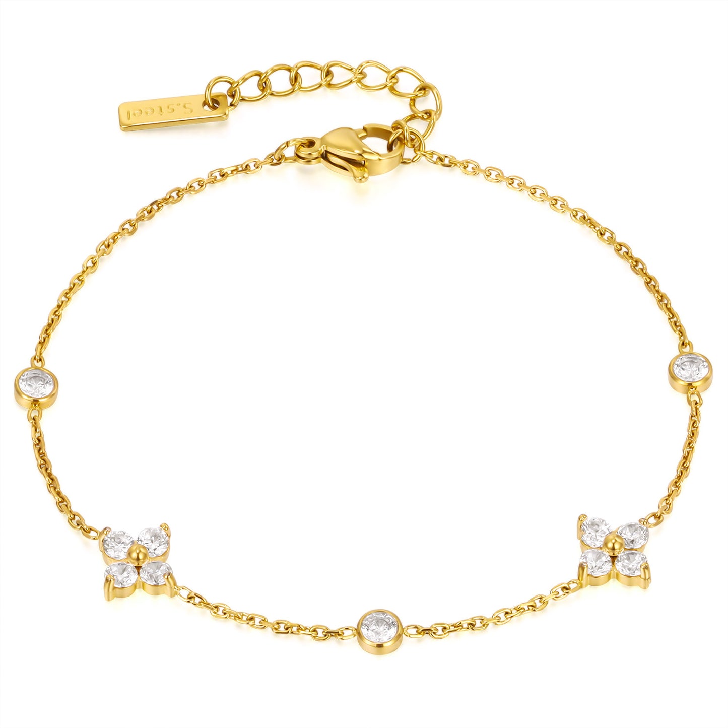 Stainless steel niche minimalist bracelet