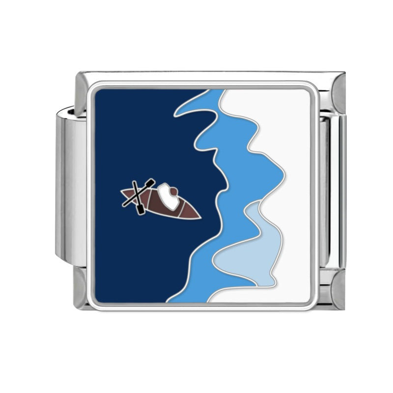 Stainless steel modular bracelet