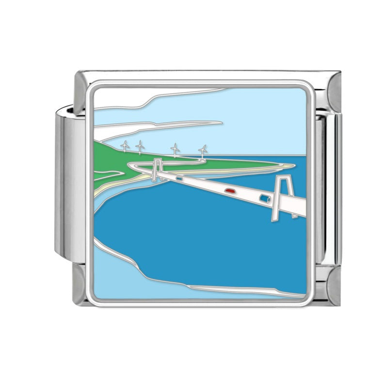 Stainless steel modular bracelet