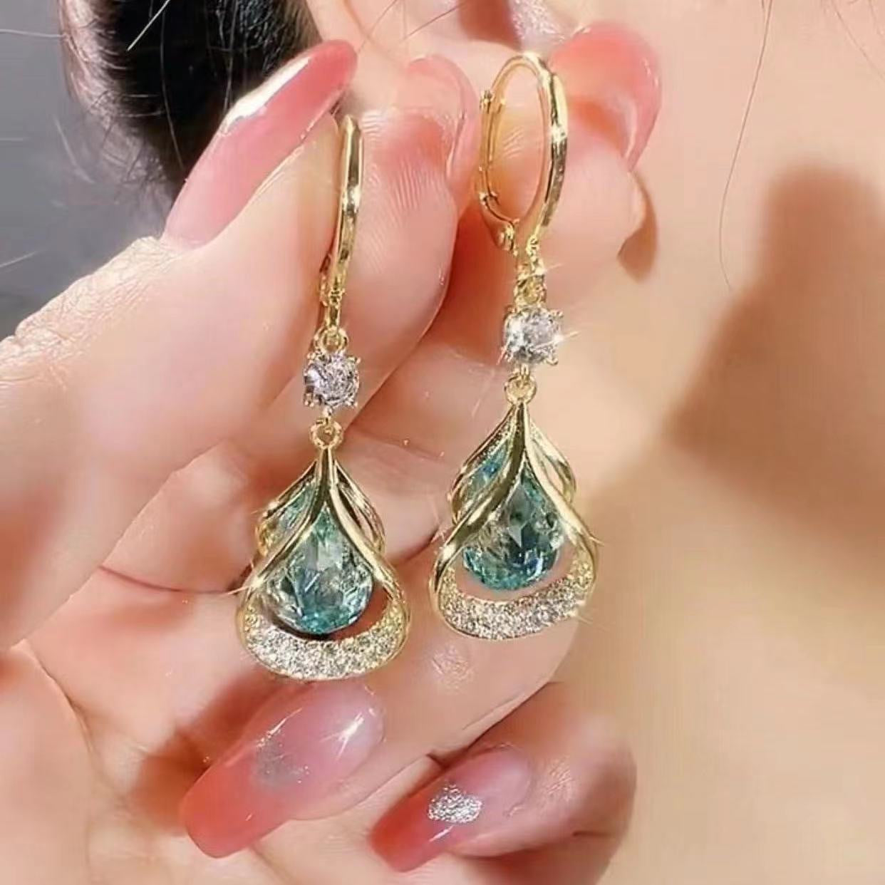 Drop earrings