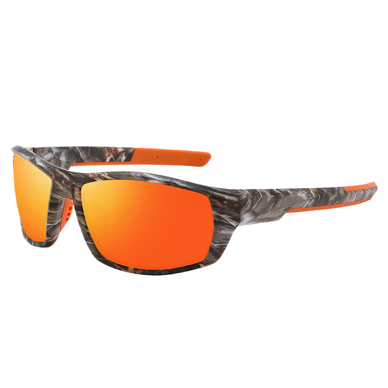 Polarized Sports Sunglasses for Men with Square Frame