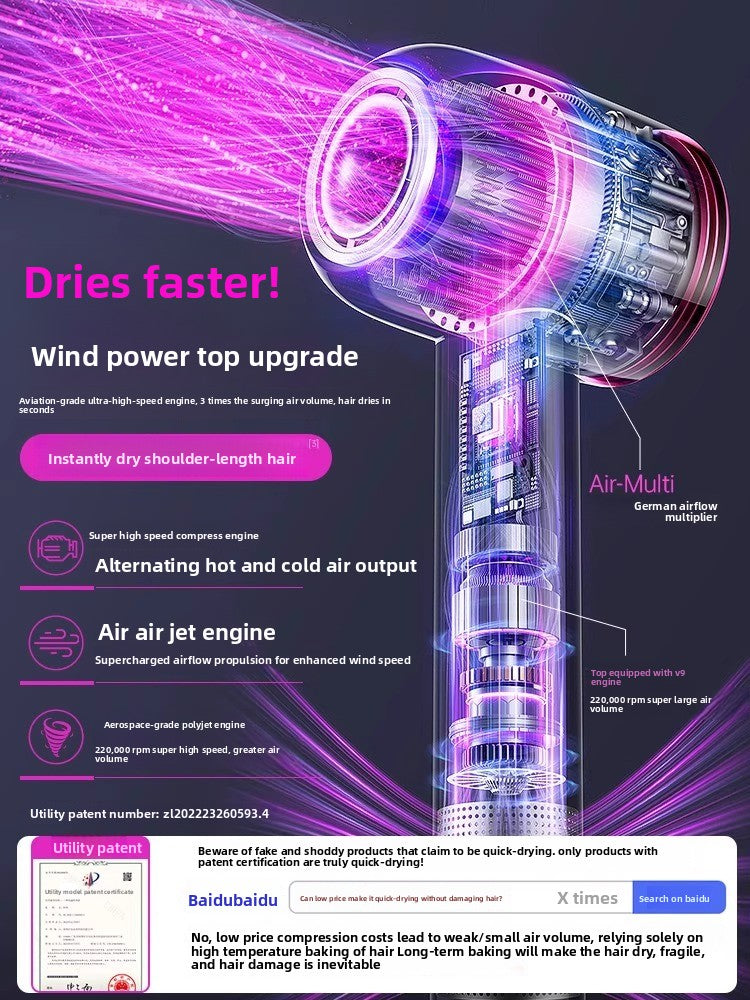 Ultra-high-speed hair dryer