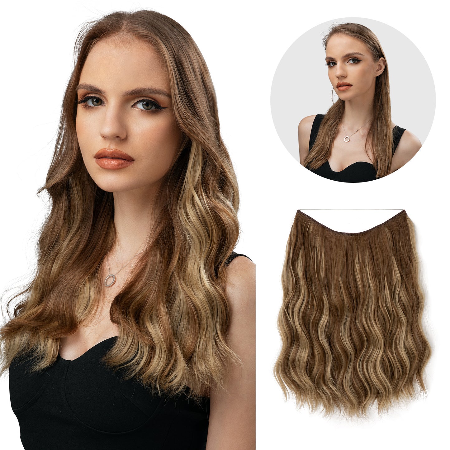 Wavy Hair Extension Pieces