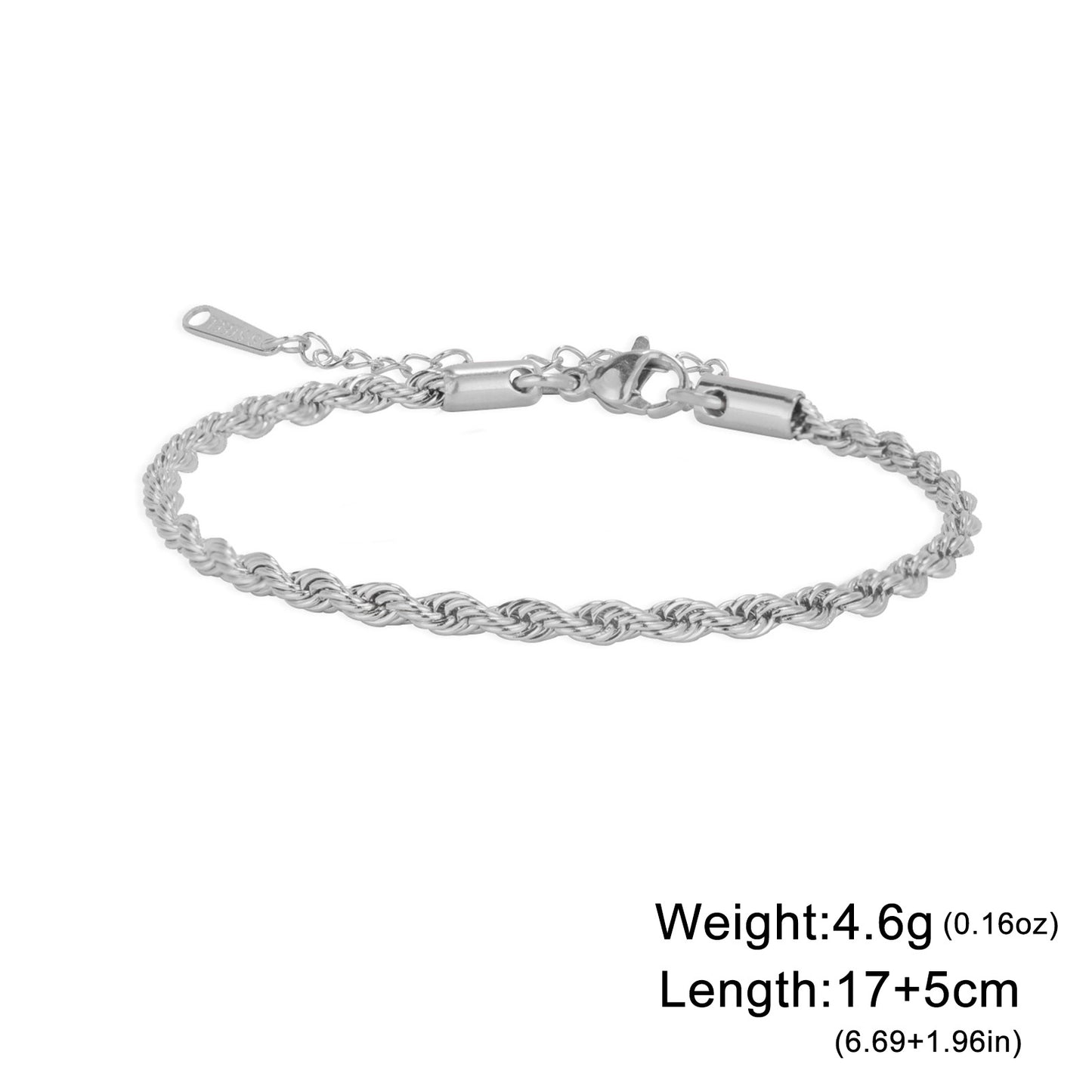 Stainless steel gold bracelet