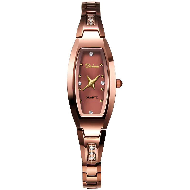 Oval ladies' watch with a small dial