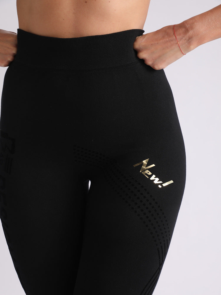 Womens High-Waisted Flocking Print Modal Leggings