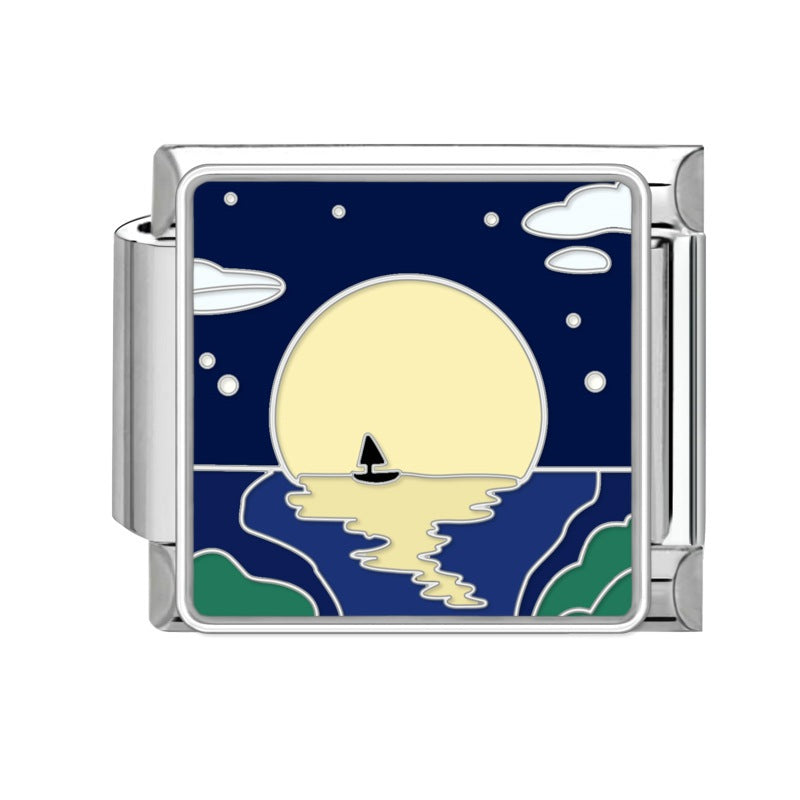 Stainless steel modular bracelet