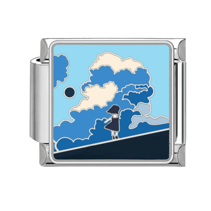 Stainless steel modular bracelet