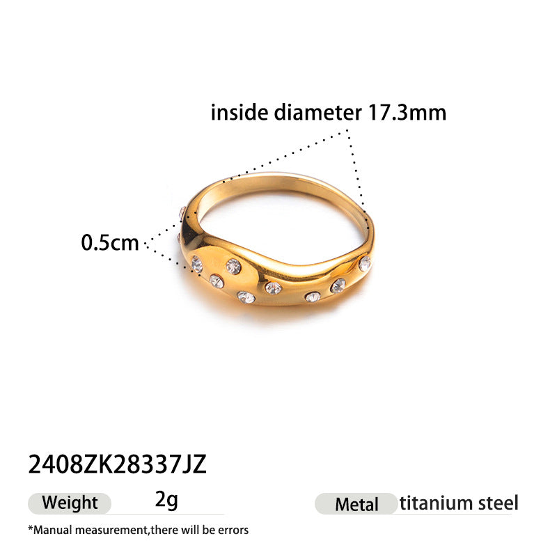 Retro Titanium Steel Fashion Ring