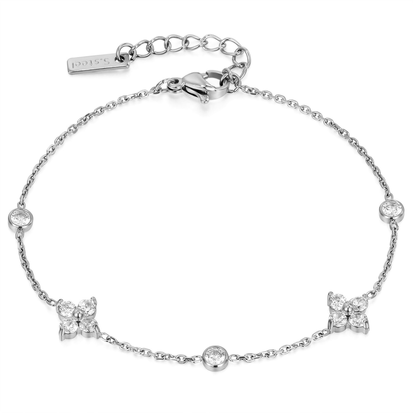 Stainless steel niche minimalist bracelet