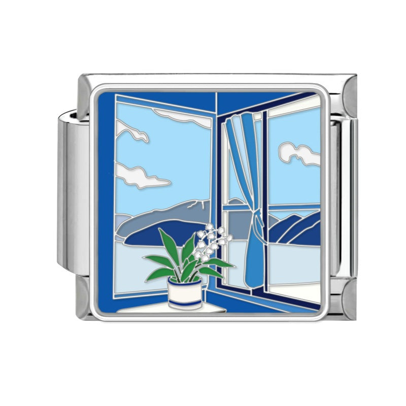 Stainless steel modular bracelet