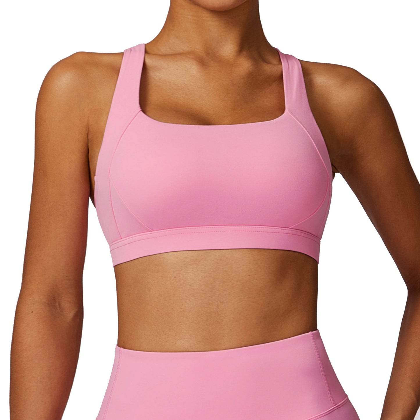 Womens High Support Yoga Sports Bra for Fitness Running