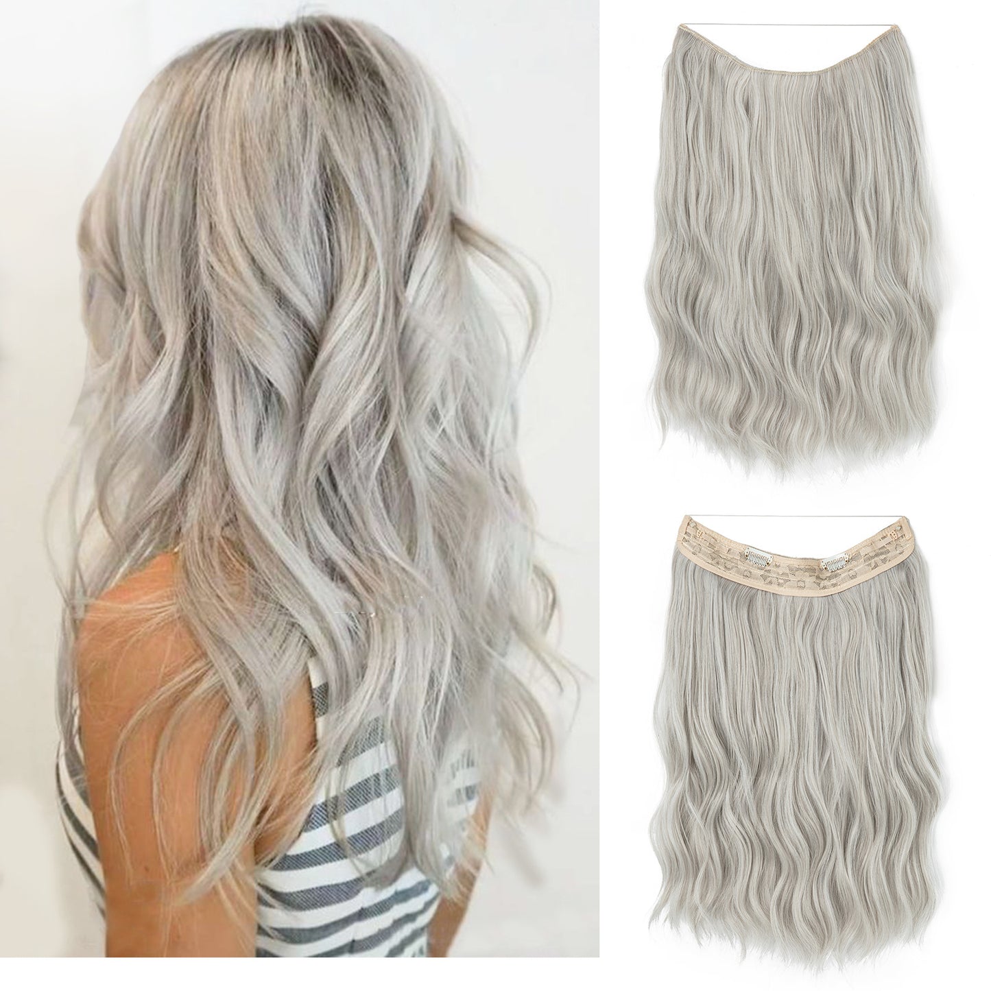 Wavy Hair Extension Pieces
