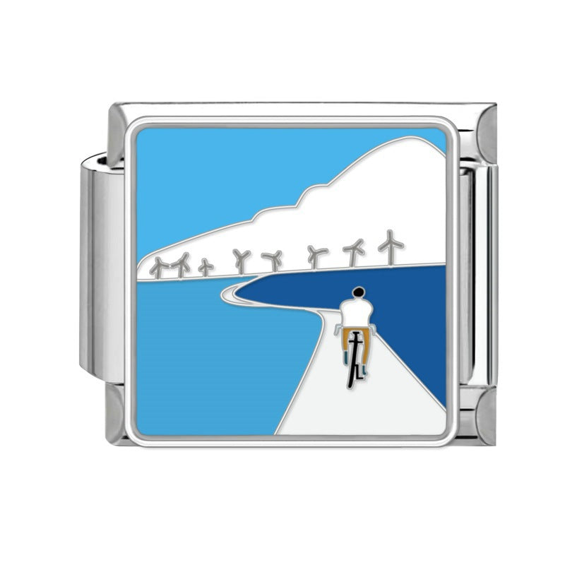 Stainless steel modular bracelet