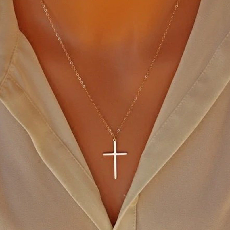 Religious Cross Pendant Necklace