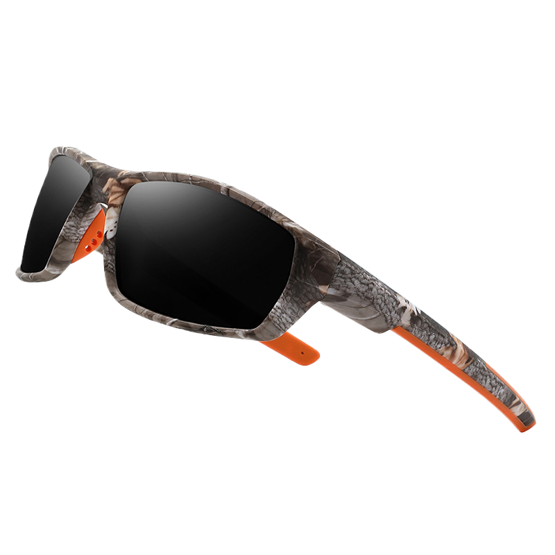 Polarized Sports Sunglasses for Men with Square Frame
