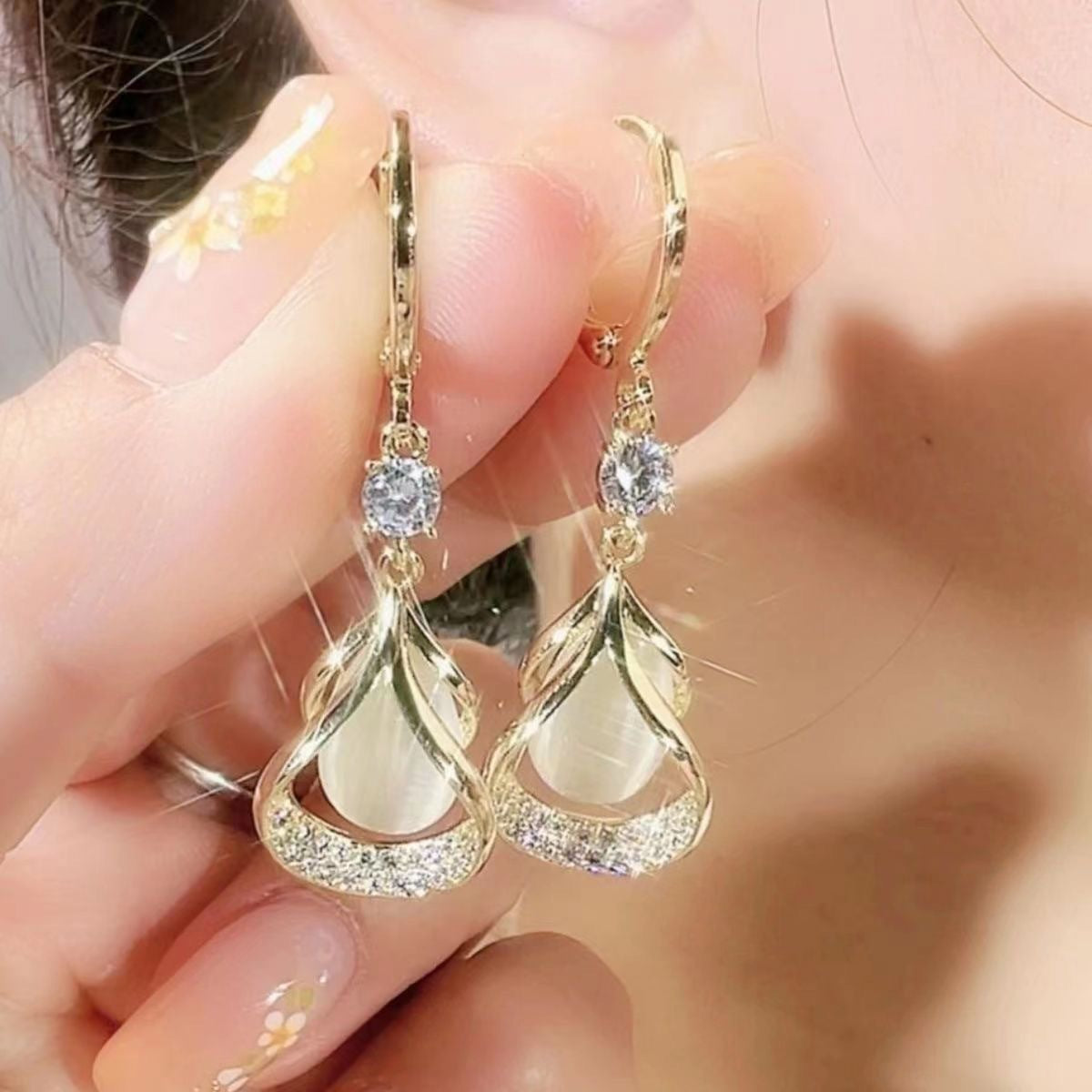 Drop earrings