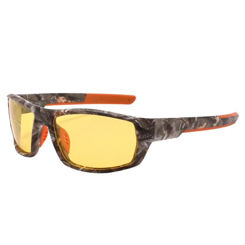 Polarized Sports Sunglasses for Men with Square Frame