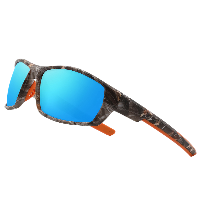Polarized Sports Sunglasses for Men with Square Frame