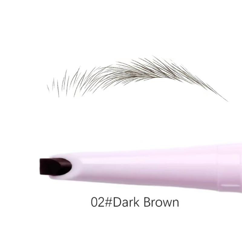 Waterproof and sweatproof eyebrow pencil that defines individual eyebrow hairs