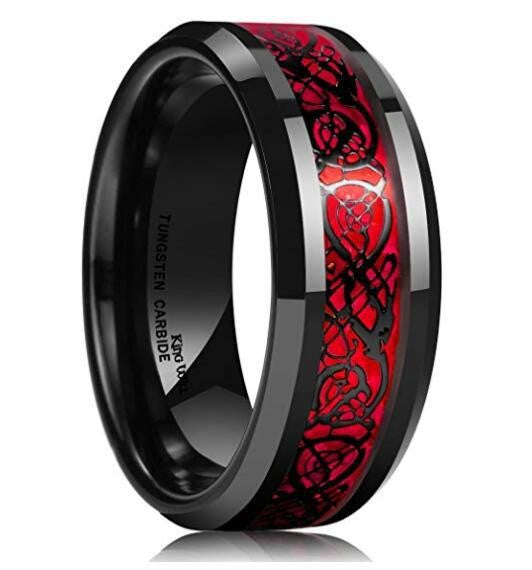 Titanium steel ceramic ring