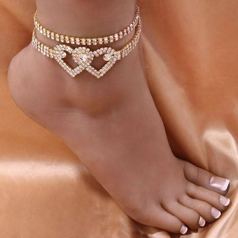 rhinestone anklet