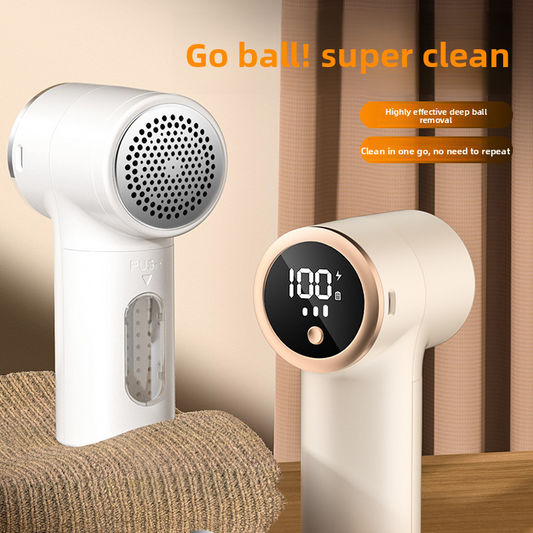 Rechargeable Fabric Shaver with Digital Display