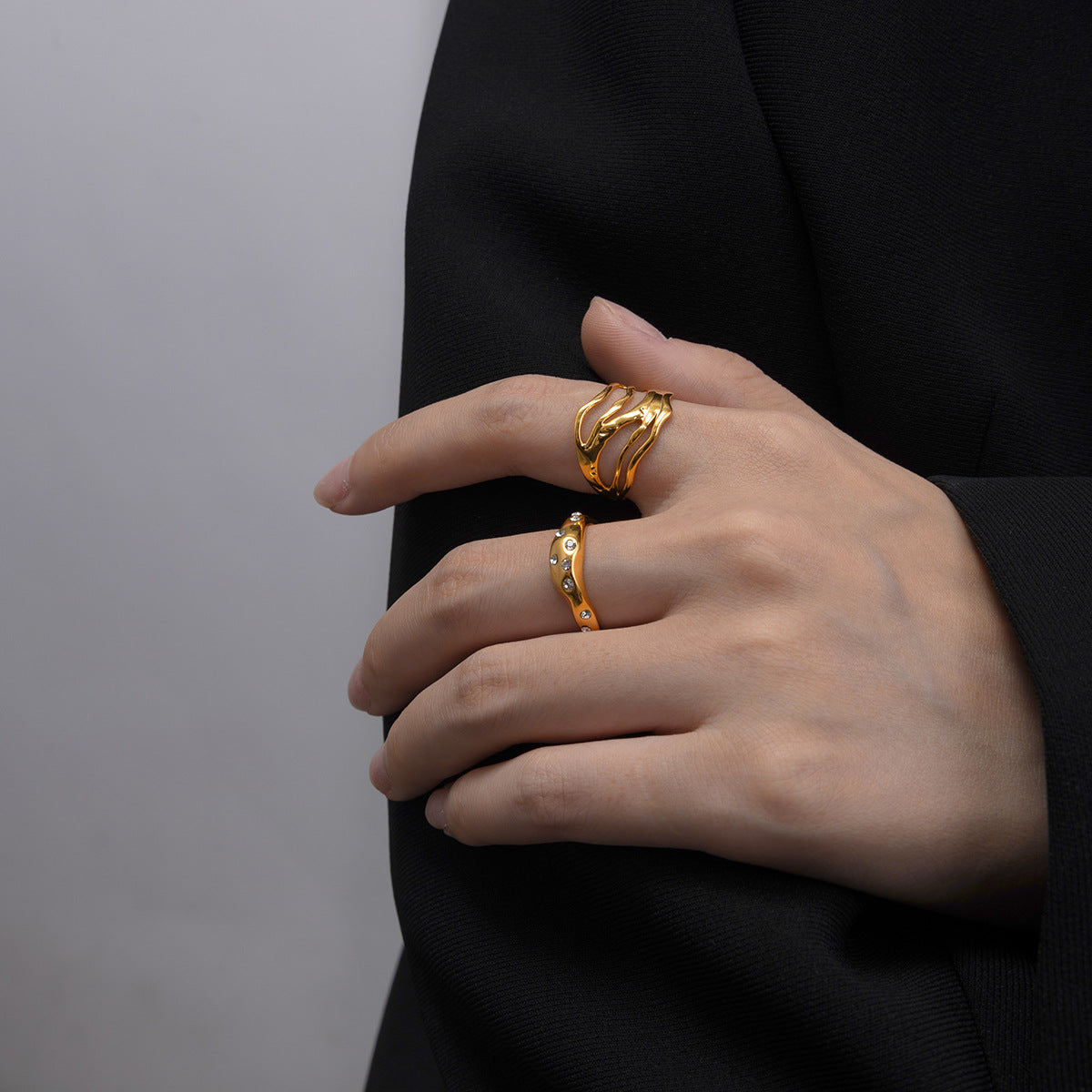 Retro Titanium Steel Fashion Ring