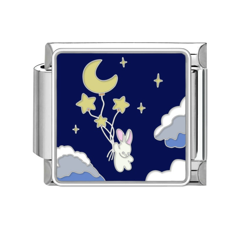 Stainless steel modular bracelet